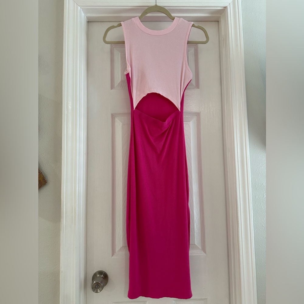 pink maxi dress from Amazon